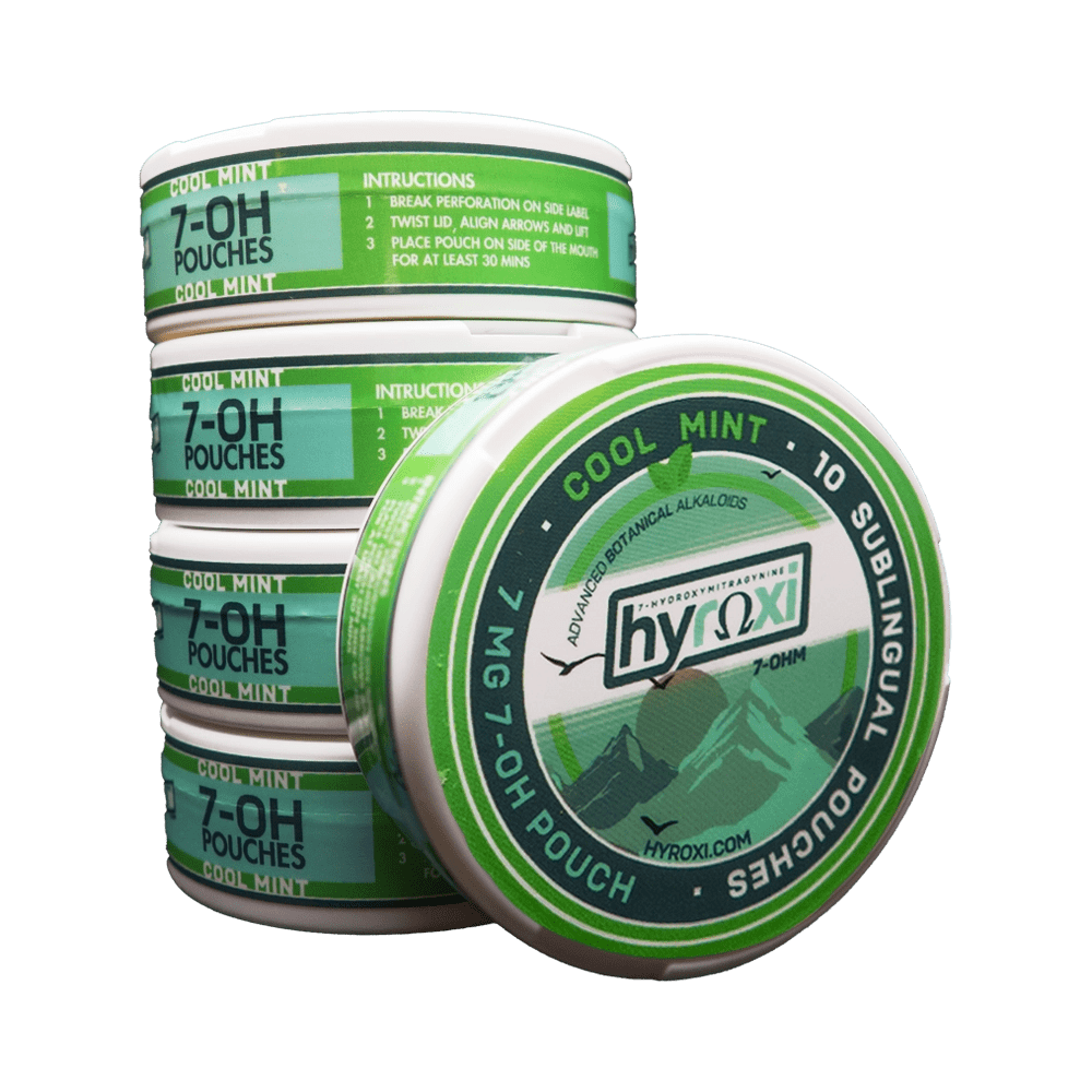 Hyroxi 7-OH Pouch Cool Mint 10-Count 5-Pack