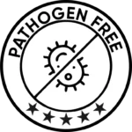 Pathogen free badge